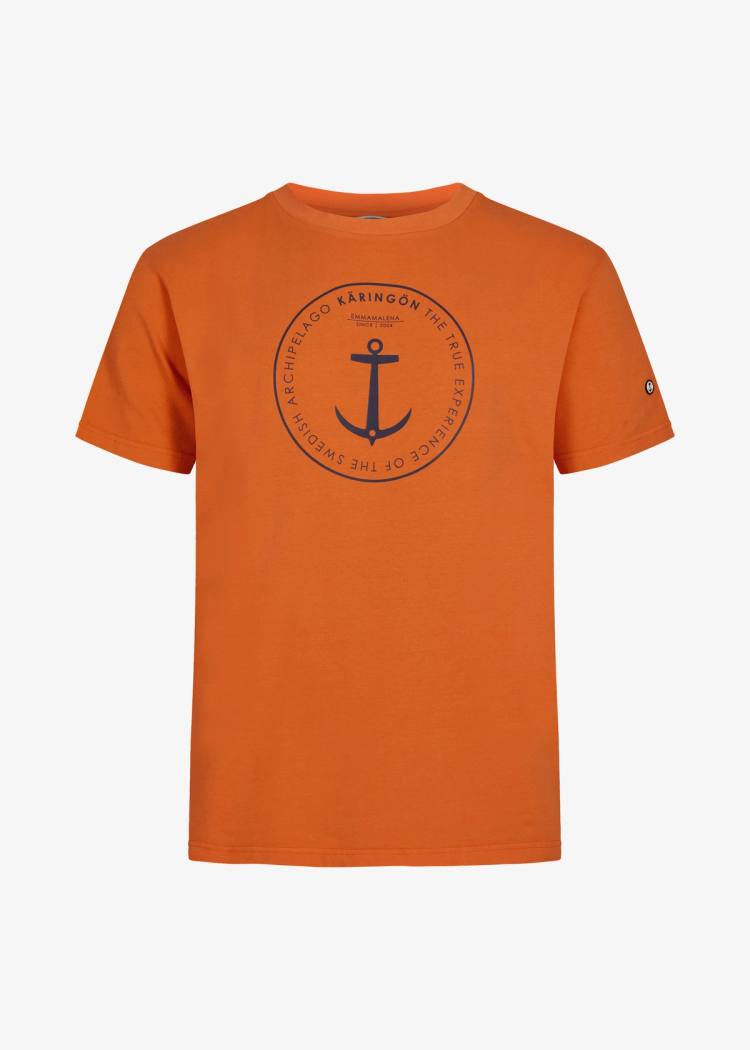 Secondary product image for "T-shirt Käringön Tvättad Orange Unisex"