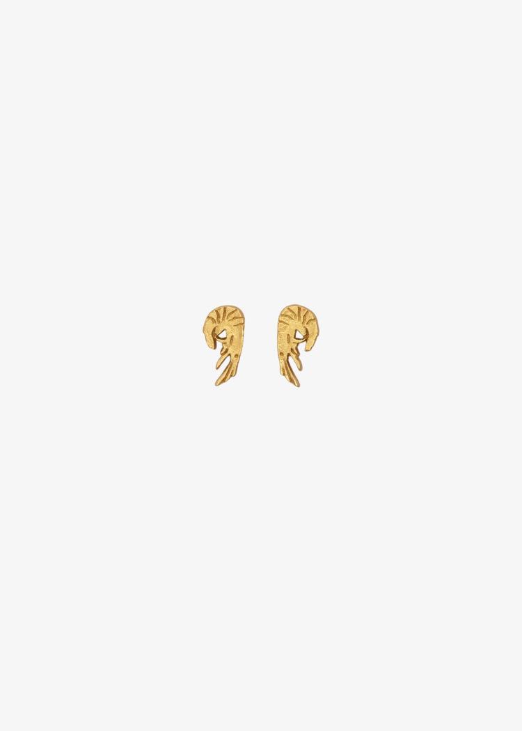 Secondary product image for "Earring Shrimp Gold"