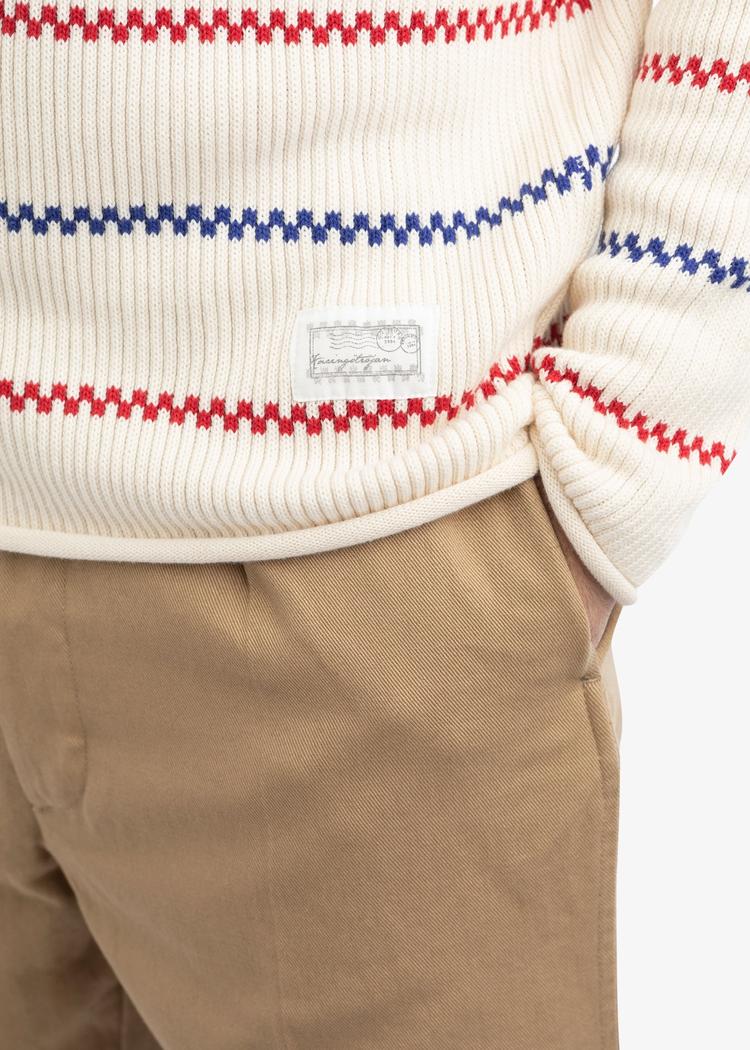 Secondary product image for "Käringö Knitted Sweater Off-white"