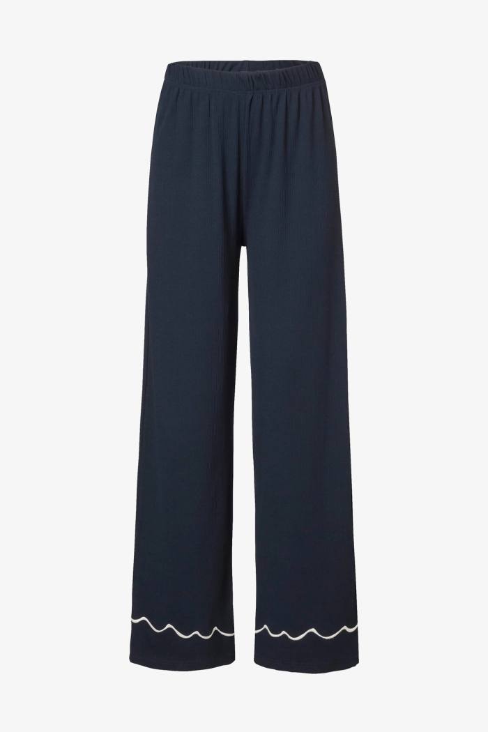 Secondary product image for "Byxa Ribb Windy Wave Navy"