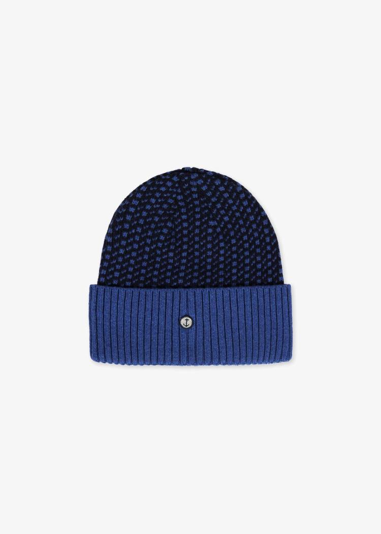 Secondary product image for "Vallerö Stickad Mössa Navy"