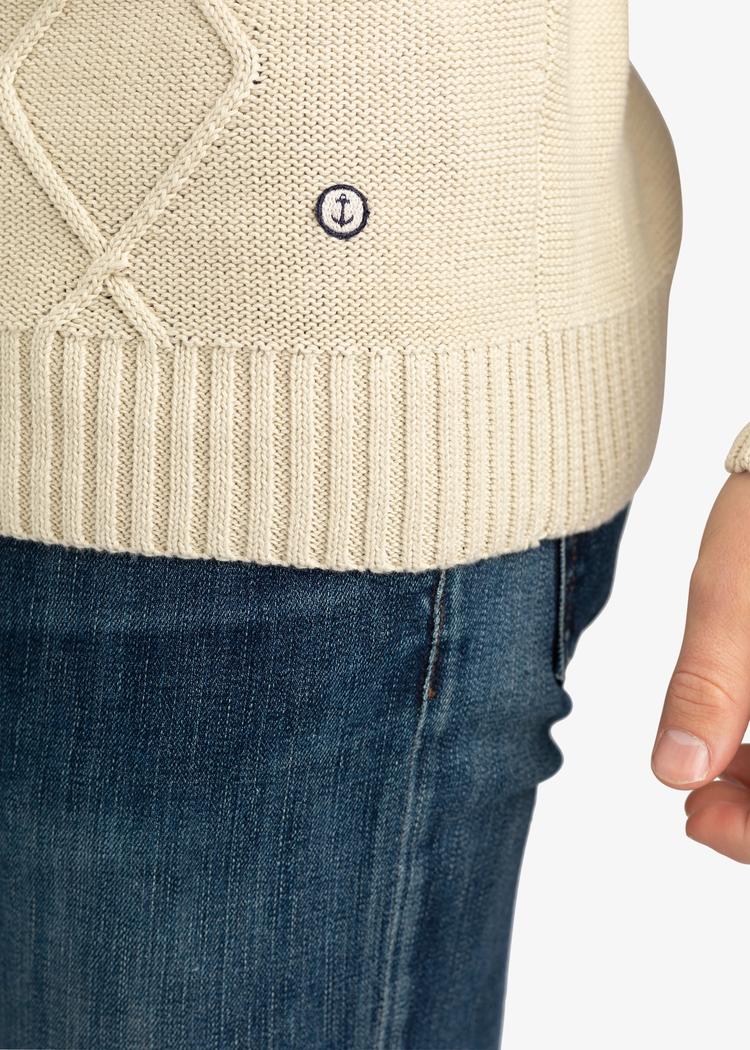 Secondary product image for "Måseskär Stickad Tröja Offwhite"