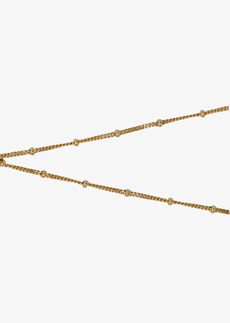 Secondary product image for "Halskedja Plopp Guld"