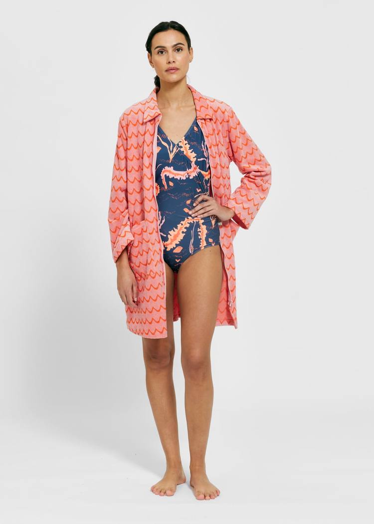 Secondary product image for "Badrock Archipelago Våg Rosa Orange"