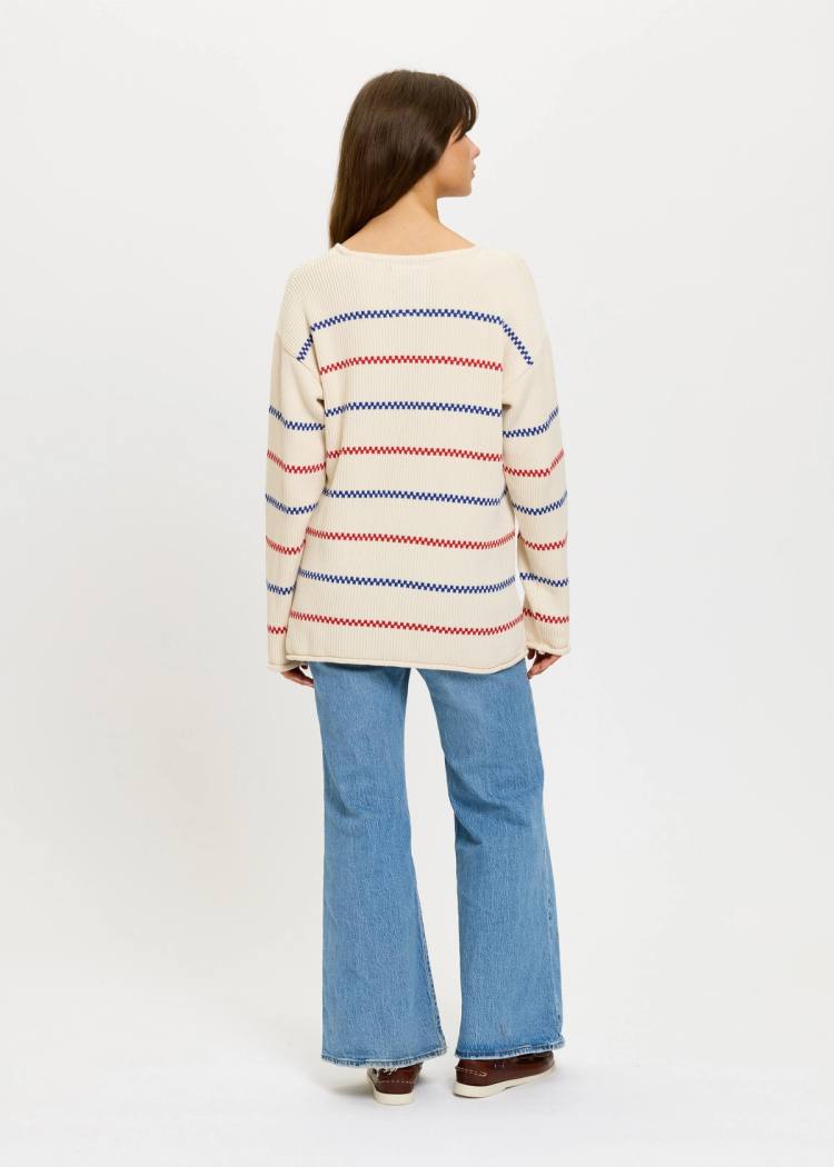 Secondary product image for "Käringötröja Stickad Offwhite Unisex"