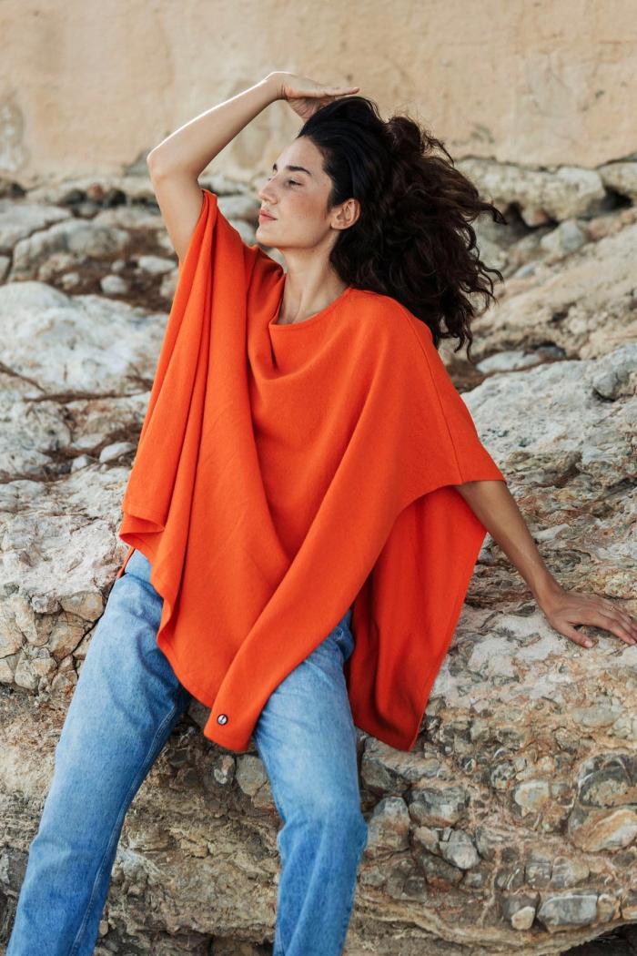 Secondary product image for "Lo Poncho Orange"