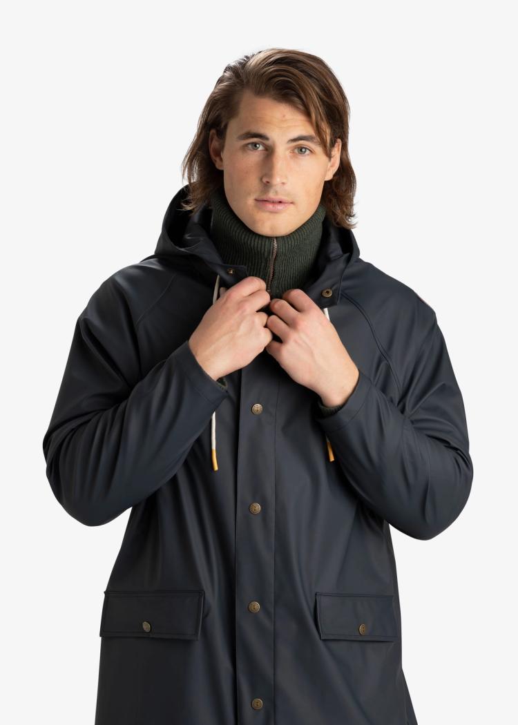 Secondary product image for "Storm Rain Jacket Navy"