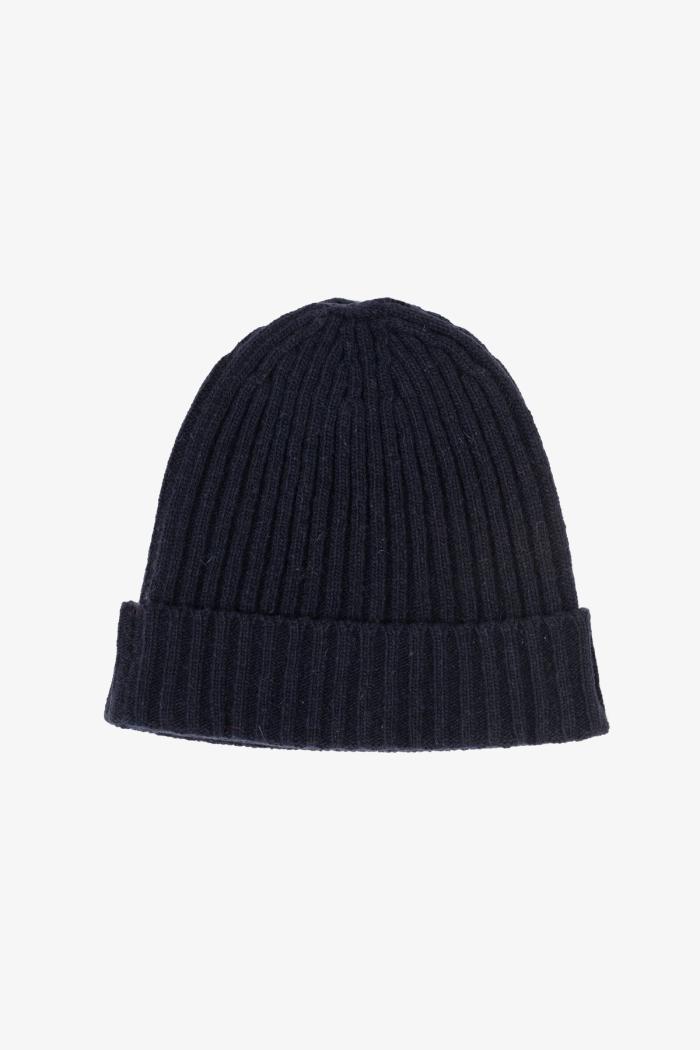 Secondary product image for "Knitted Beanie Navy"