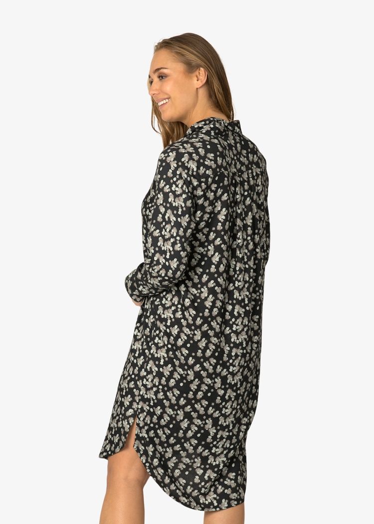 Secondary product image for "Irma Skjortklänning Sten Marinblå"