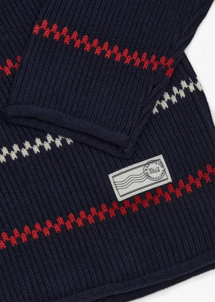 Secondary product image for "Käringö Knitted Sweater Navy"