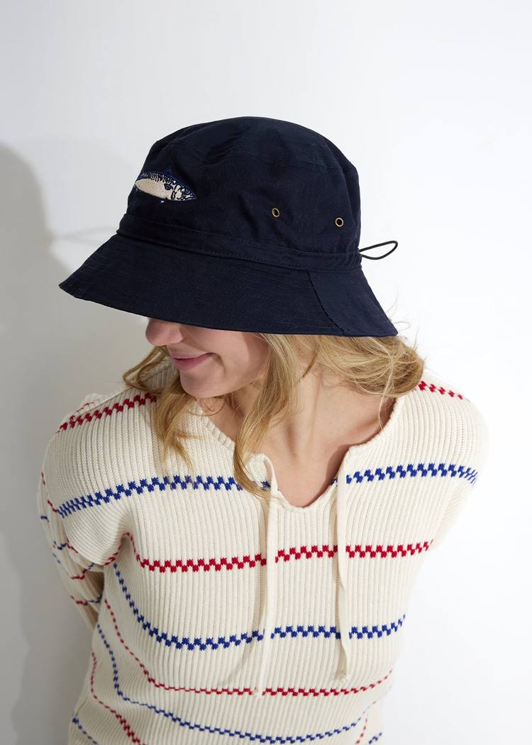 Secondary product image for "Buckethat Makrillen Marinblå"