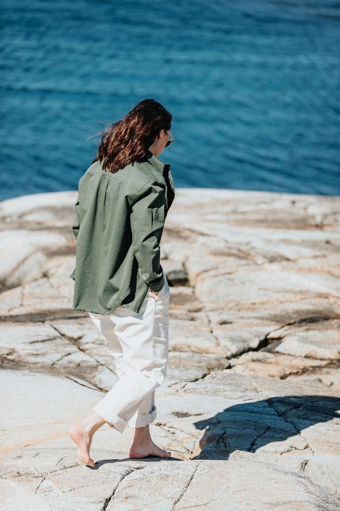 Secondary product image for "Overshirt Dam Grön"