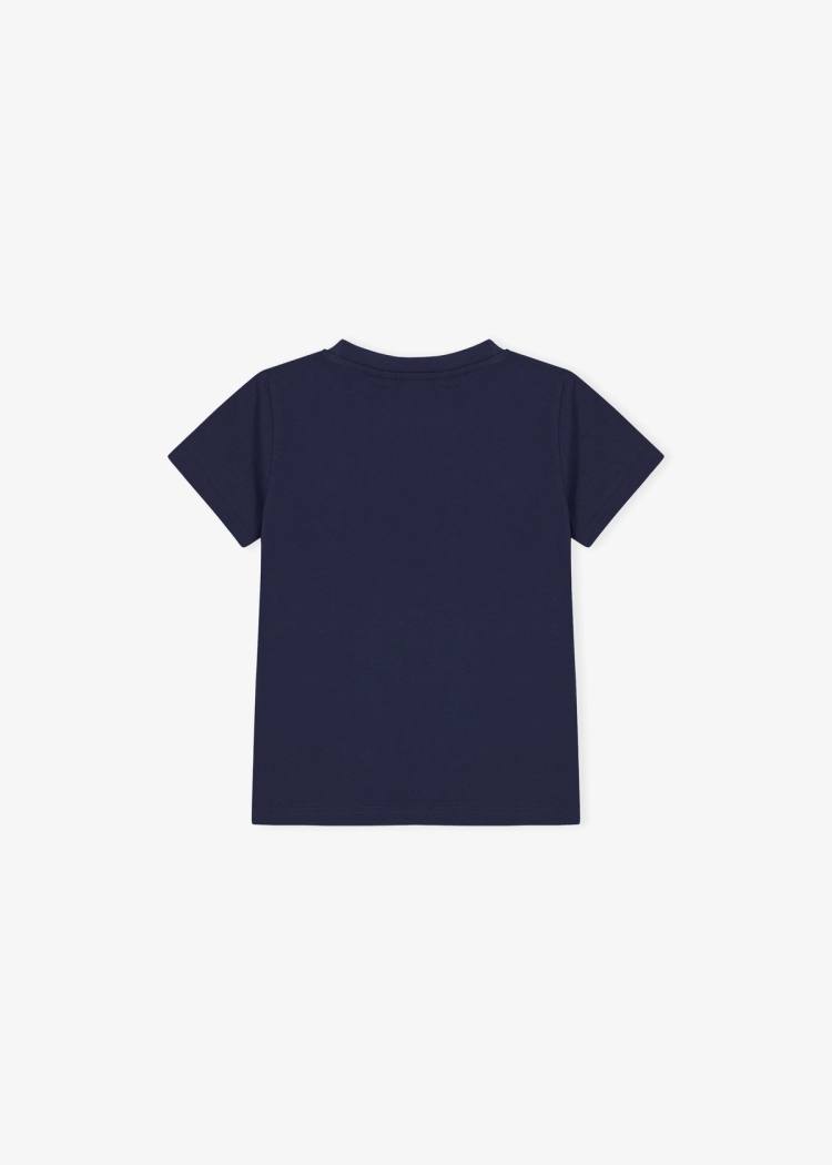Secondary product image for "T-shirt Barn Makrillen Marinblå"