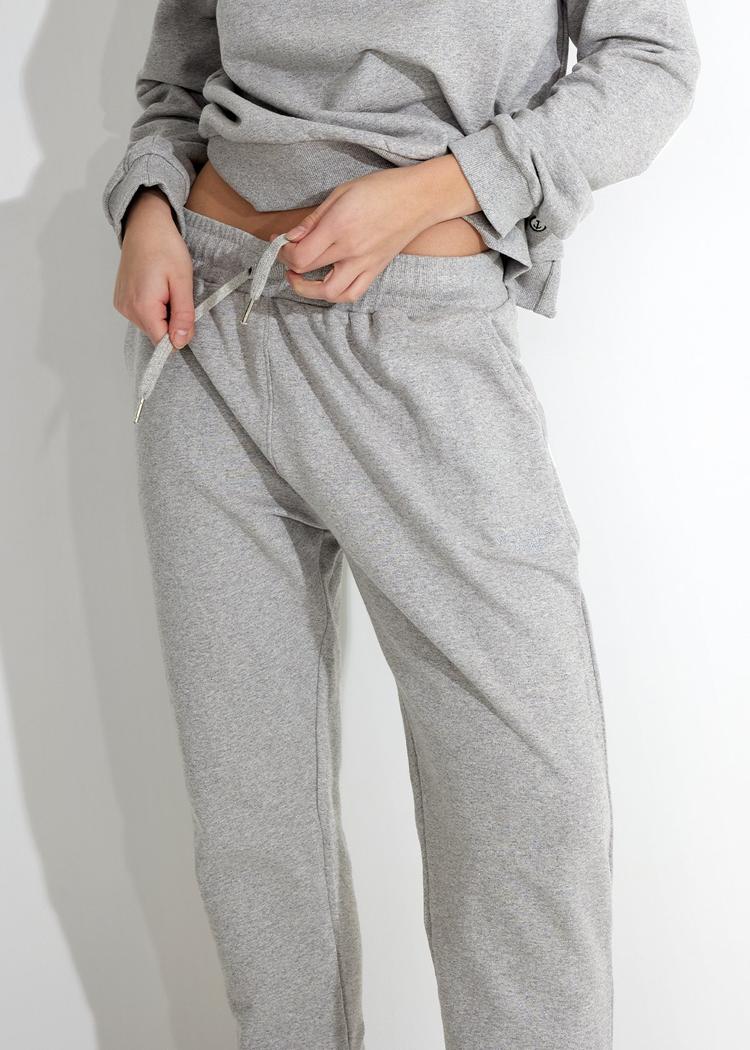 Cozy Trousers Grey Melange - emmamalena