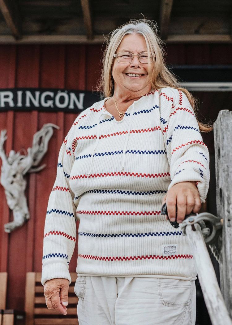 Secondary product image for "Käringötröja Stickad Off-white"