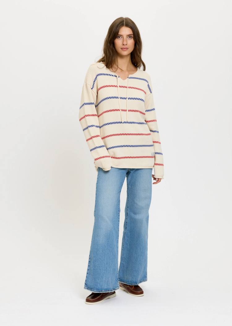 Secondary product image for "Käringötröja Stickad Offwhite Unisex"