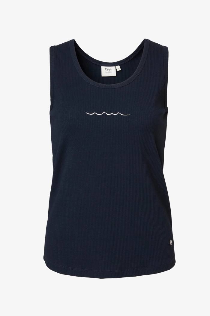 Secondary product image for "Meja Topp Ribb Windy Wave Navy"