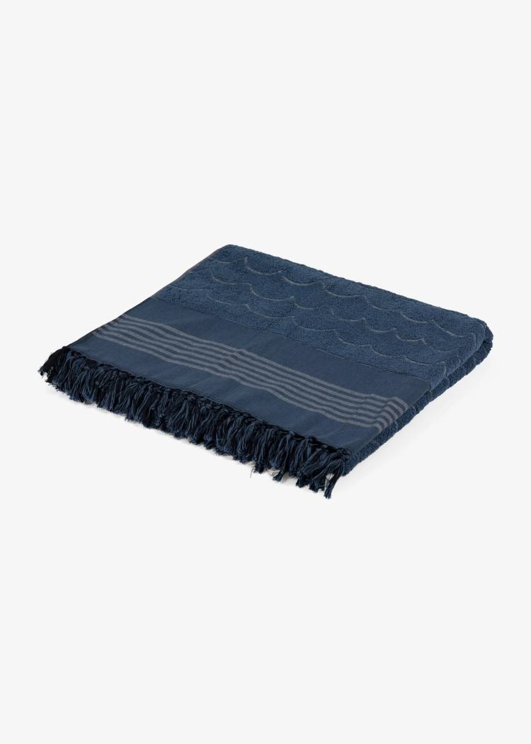 Secondary product image for "Strandhandduk Våg Petrol"