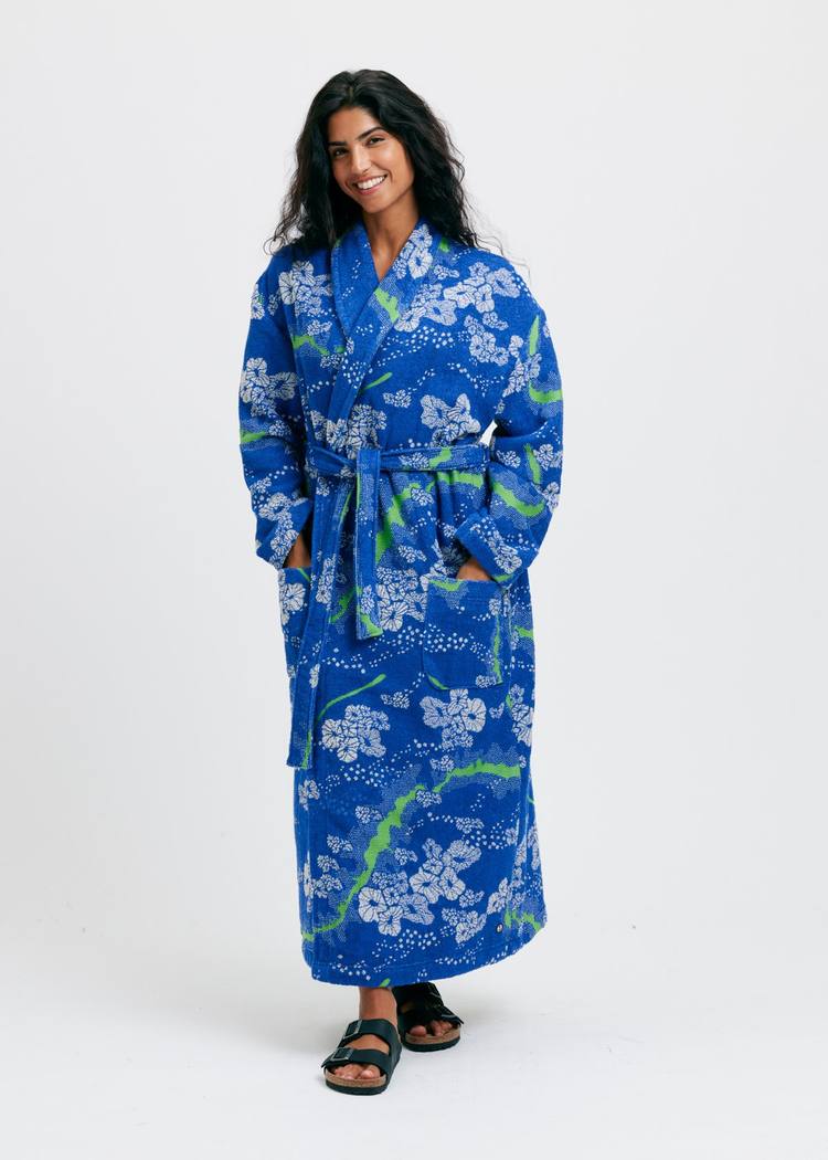 Secondary product image for "Bathrobe Sockertång Blue"