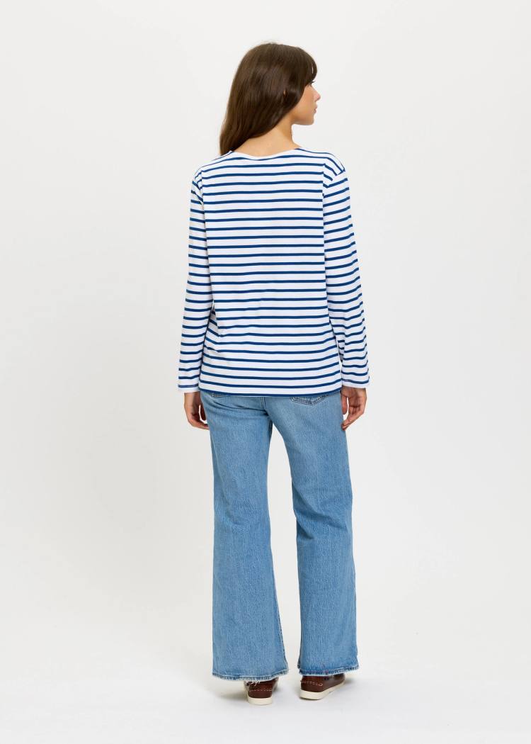 Secondary product image for "Marin Stripe White Blue"