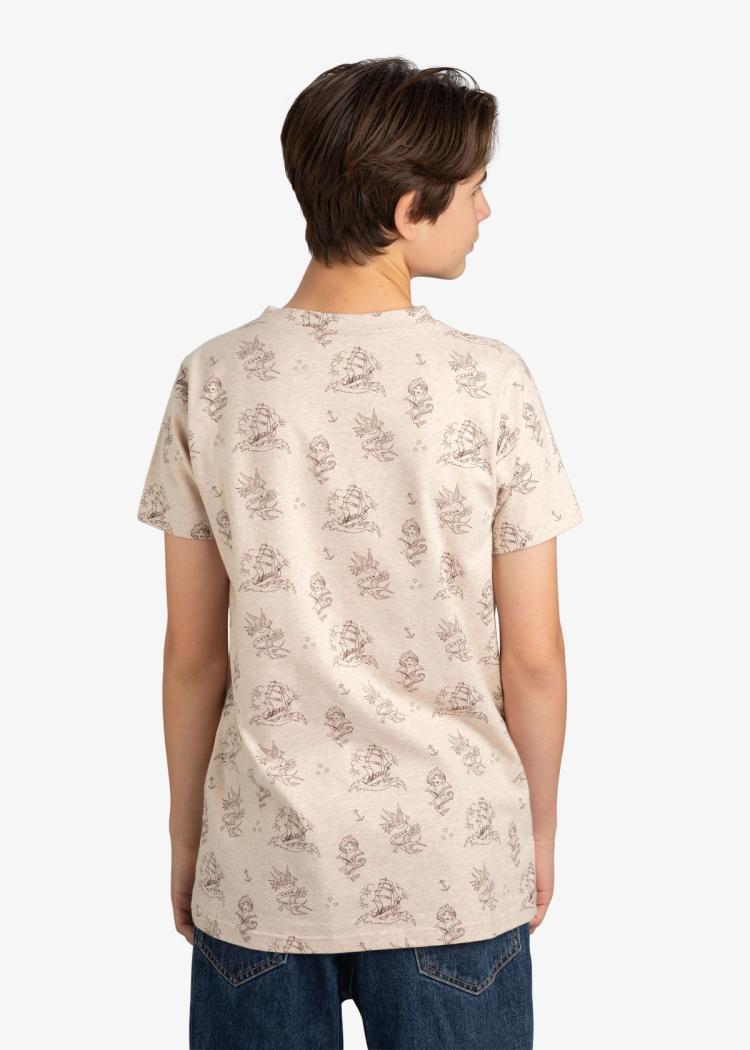 Secondary product image for "T-shirt Tatuering Brun"