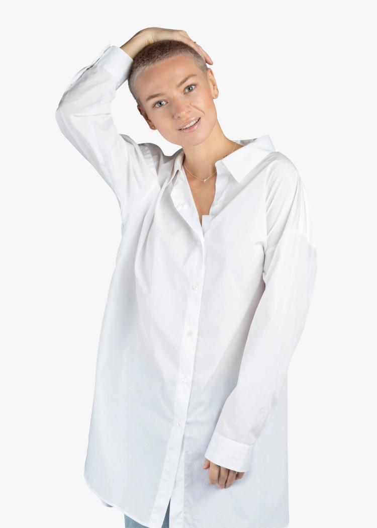 Secondary product image for "Frida Shirt Poplin White"