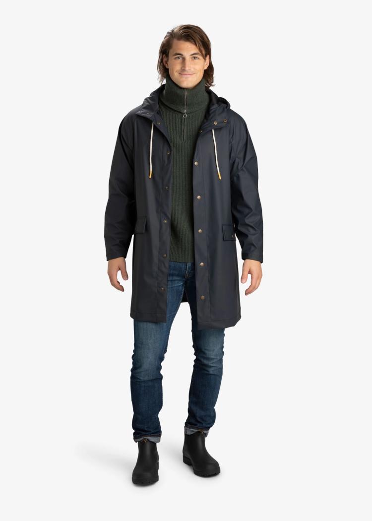Secondary product image for "Storm Rain Jacket Navy"