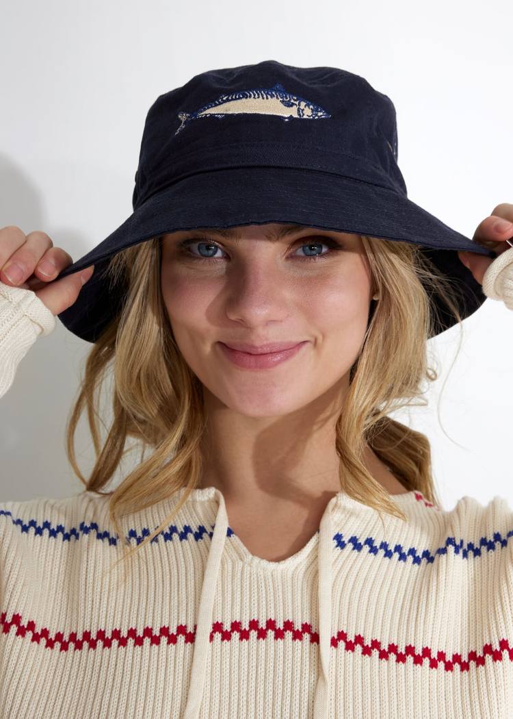 Secondary product image for "Buckethat Makrillen Marinblå"