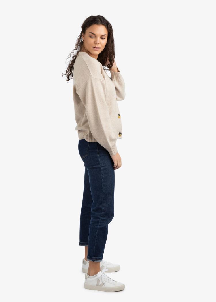Secondary product image for "Signe Cardigan Swansdown"