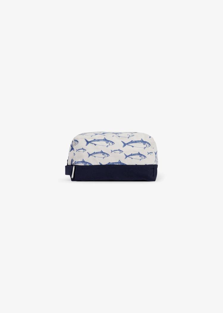 Secondary product image for "Toiletry bag Mackerel Vintage Large"