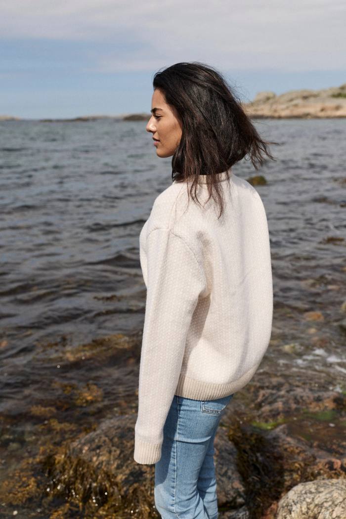 Secondary product image for "Olga Knit Sweater Beige"