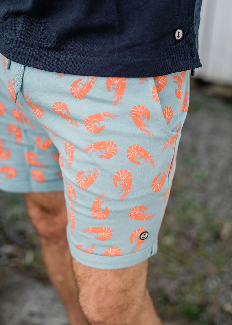 Secondary product image for "Henke Shorts Räka Granitblå"
