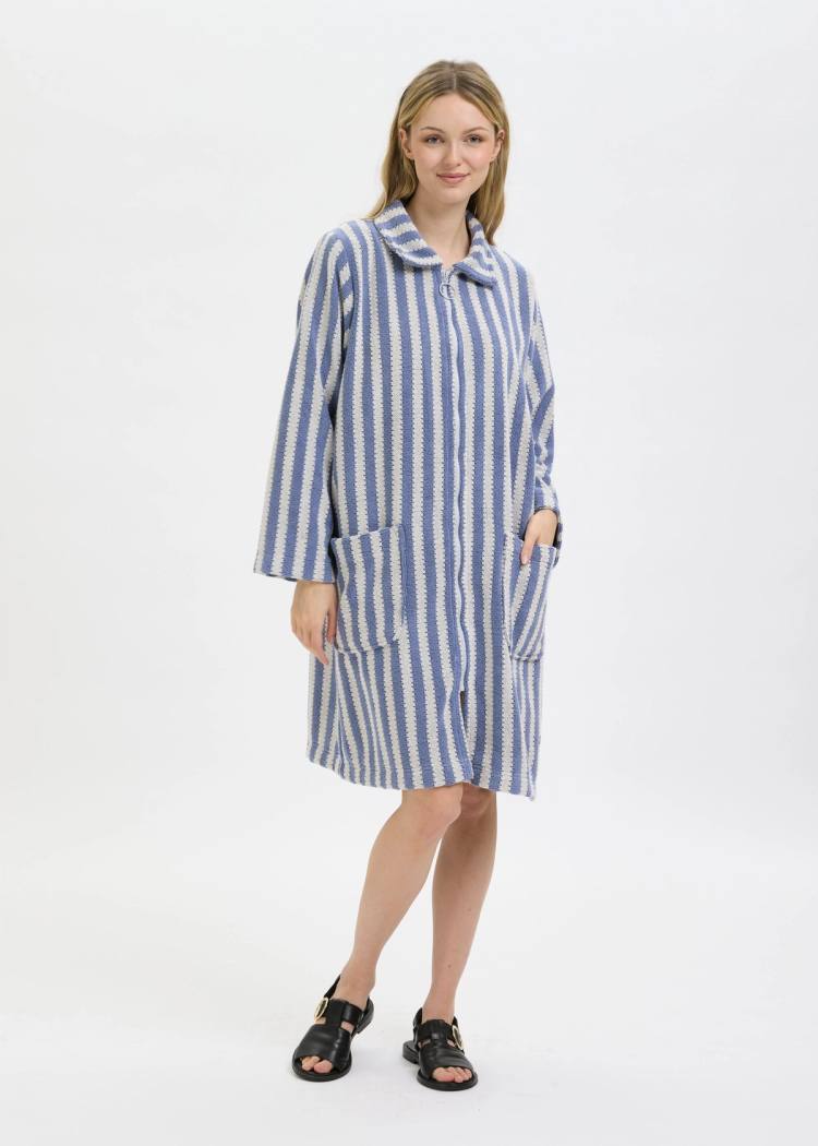 Secondary product image for "Bathrobe Ladies Stripe"