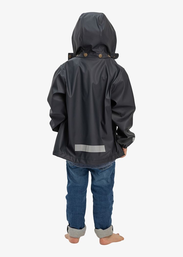 Secondary product image for "Storm Regnjacka Barn Marinblå"
