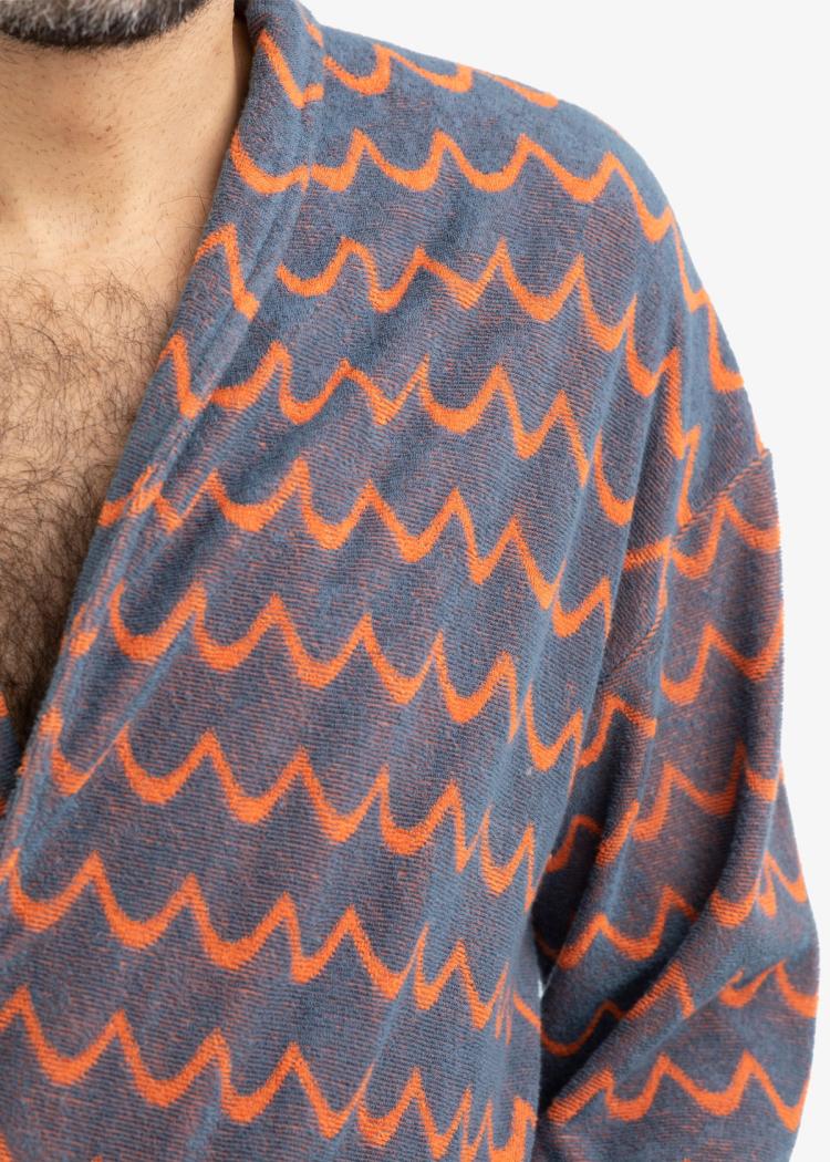Secondary product image for "Bathrobe Wave Petrol"