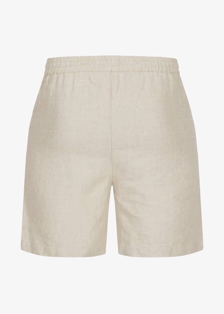 Secondary product image for "Boj Shorts Linen Beige"
