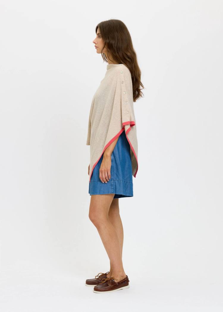 Secondary product image for "Kari Poncho Sand"