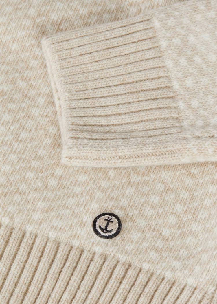 Secondary product image for "Olga Stickad Beige"