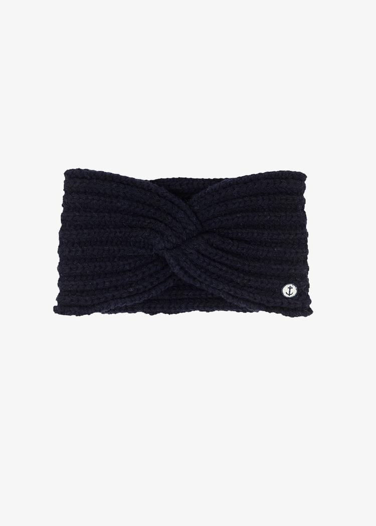 Secondary product image for "Stickat Pannband Marinblå"