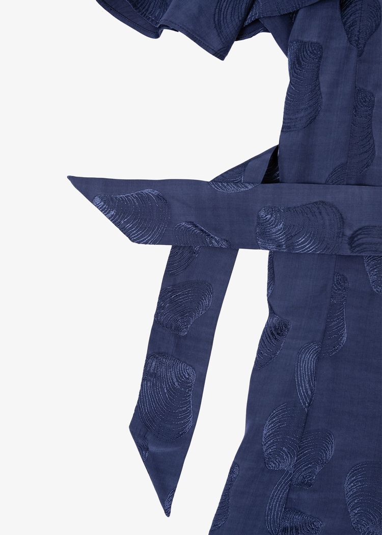 Secondary product image for "Tonja Klänning Snäcka Marinblå"