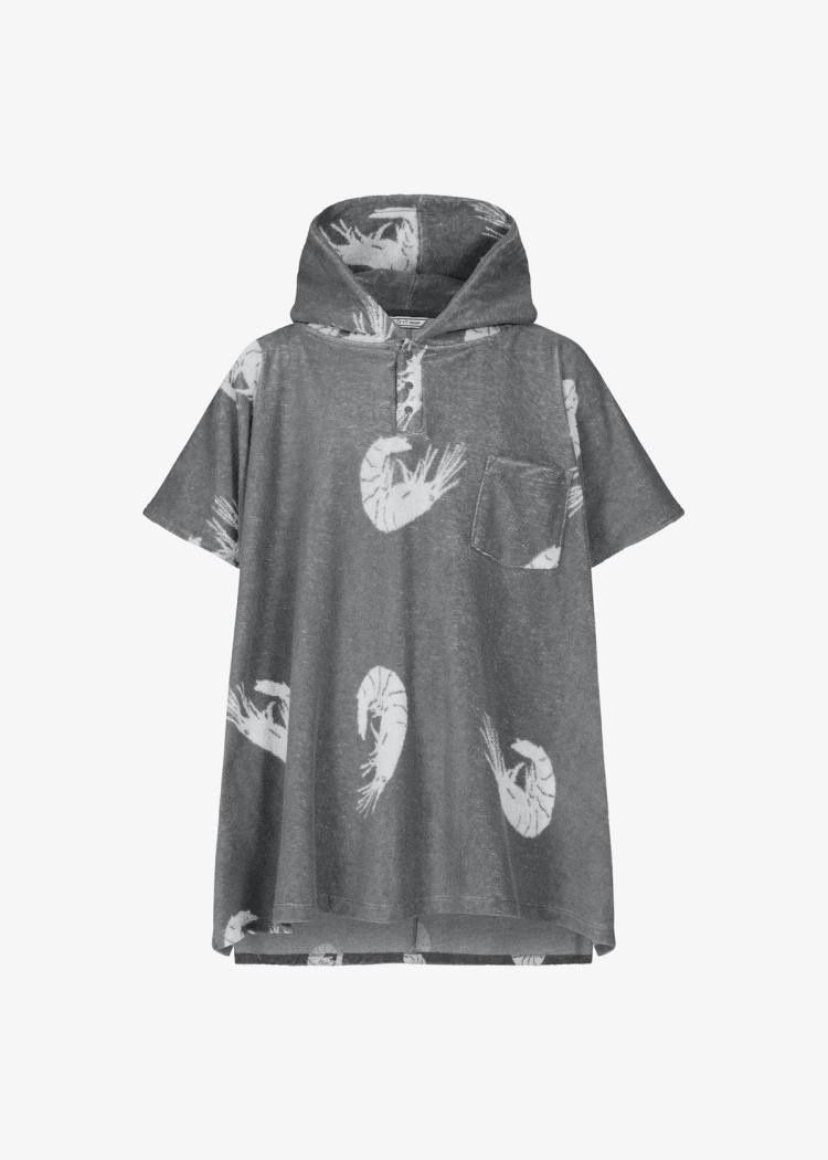 Secondary product image for "Terry Poncho Kids Shrimp"