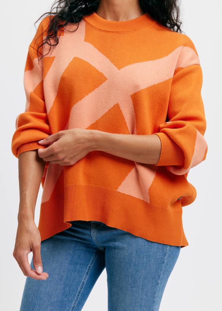 Secondary product image for "Brygg Knit Sweater Peach"