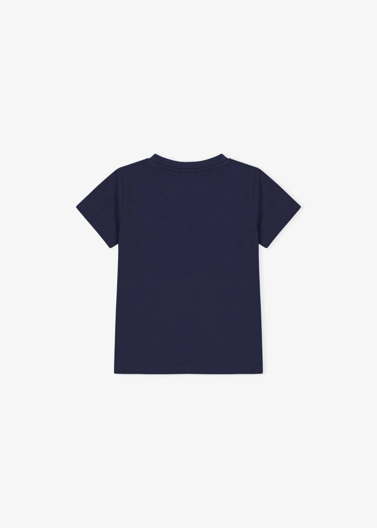 Secondary product image for "T-shirt Barn Makrillen Marinblå"