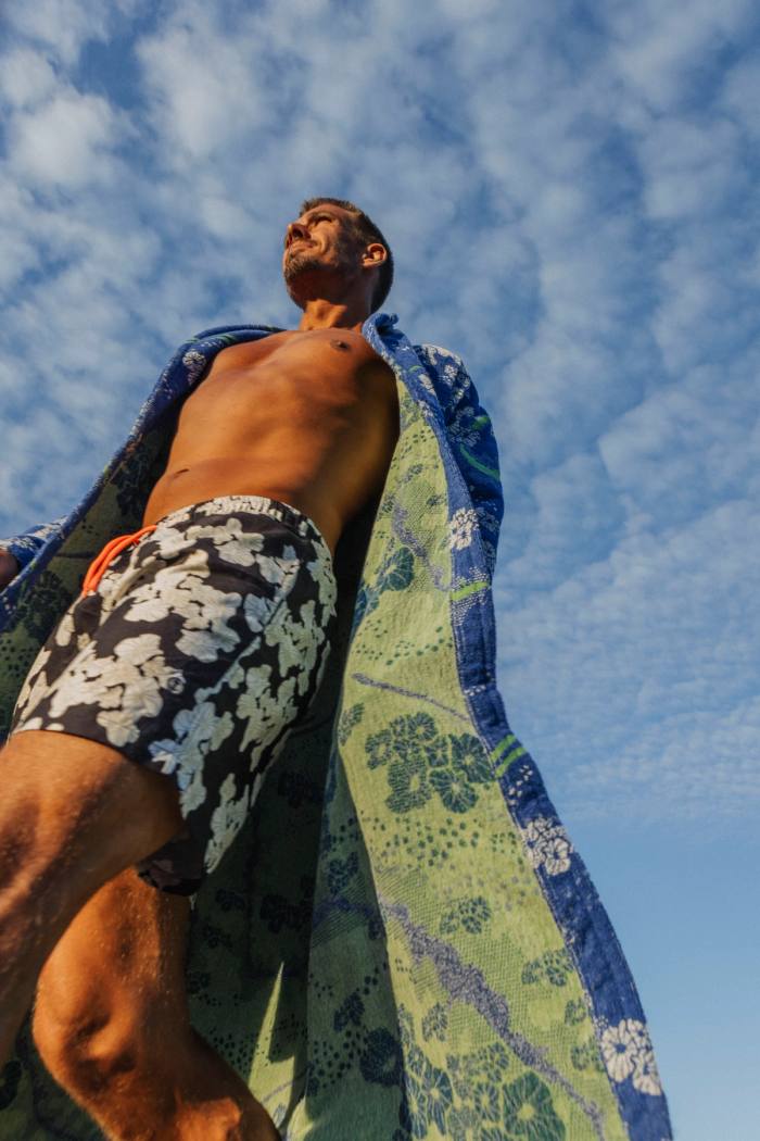 Secondary product image for "Bathrobe Sockertång Blue Unisex"
