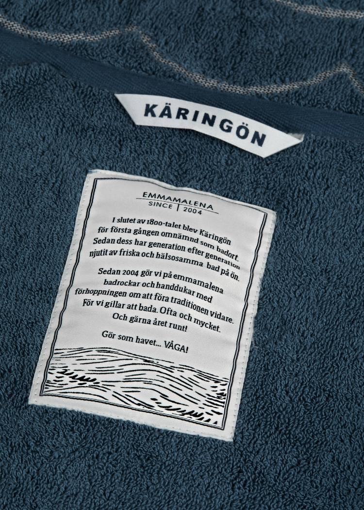 Secondary product image for "Frottéponcho Våg Petrol Långärmad"