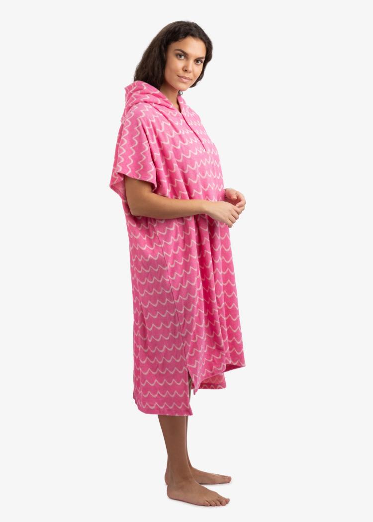 Secondary product image for "Terry Poncho Wave Pink"