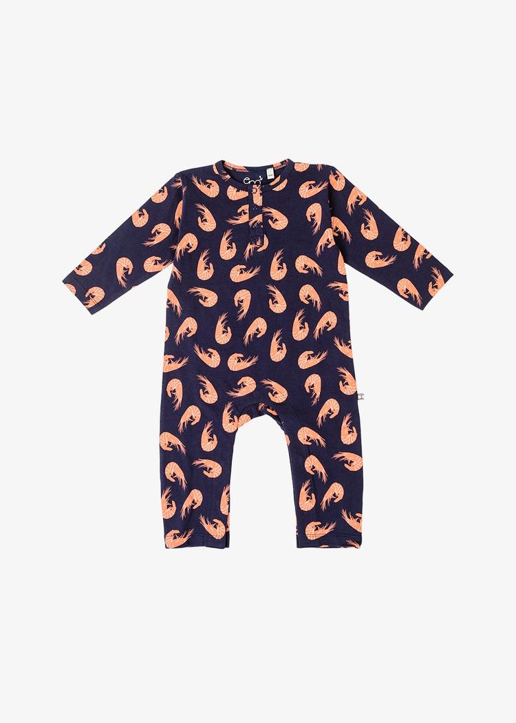 Secondary product image for "Pyjamas Räka Marinblå"