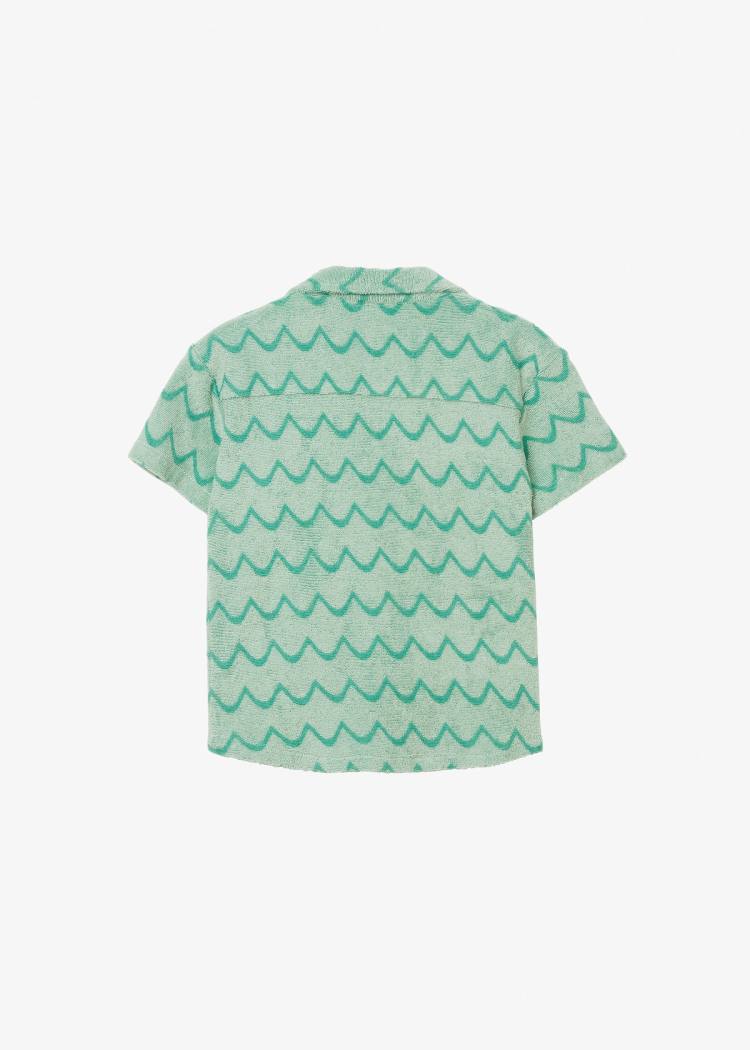 Secondary product image for "Frottéskjorta Mint Våg Barn"