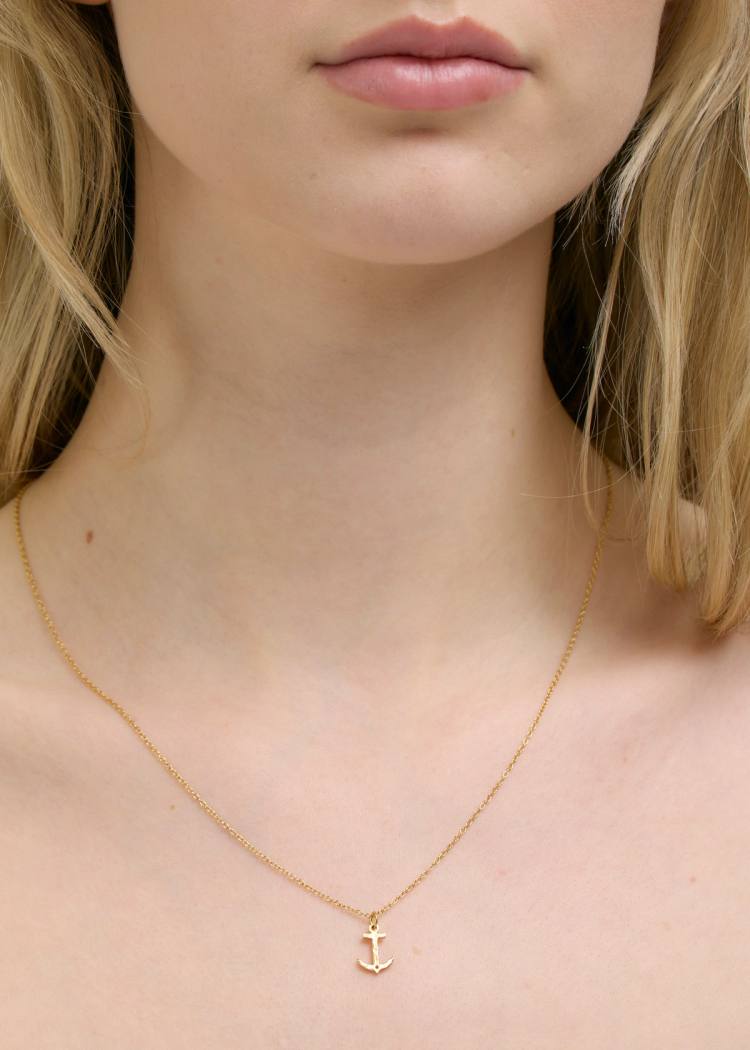 Secondary product image for "Halsband Ankare Guld"