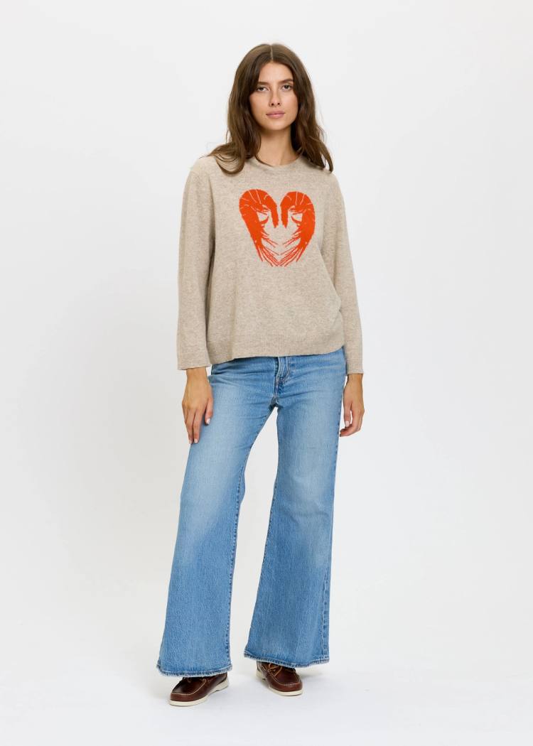 Secondary product image for "Pamela Stickad Räkhjärta"